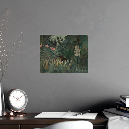 The Equatorial Jungle - Rousseau Tropical Fine Art Poster