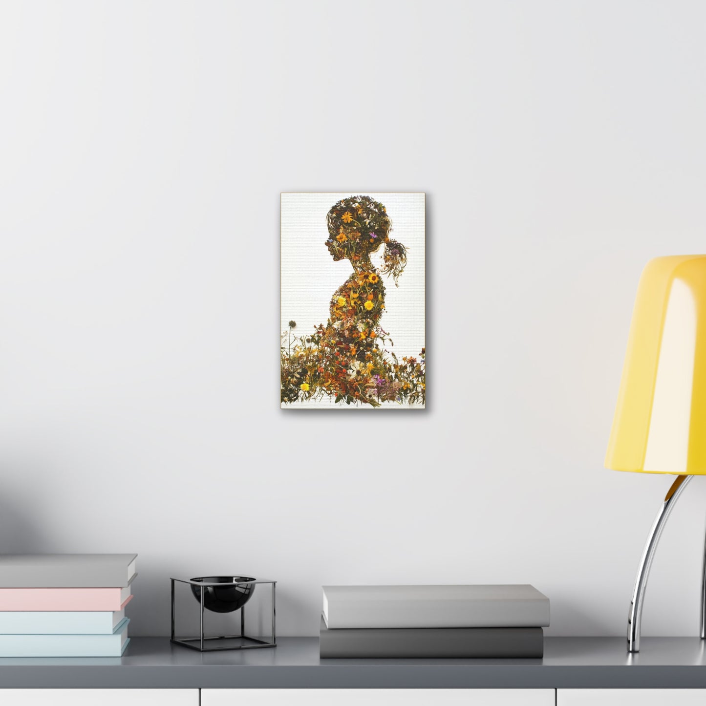 Summers Gone By - Wildflowers Fine Art Print on Canvas