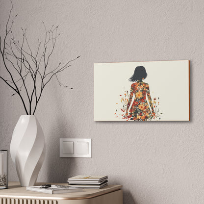 You Belong Among the Wildflowers  - Flower Girl - Print on Canvas