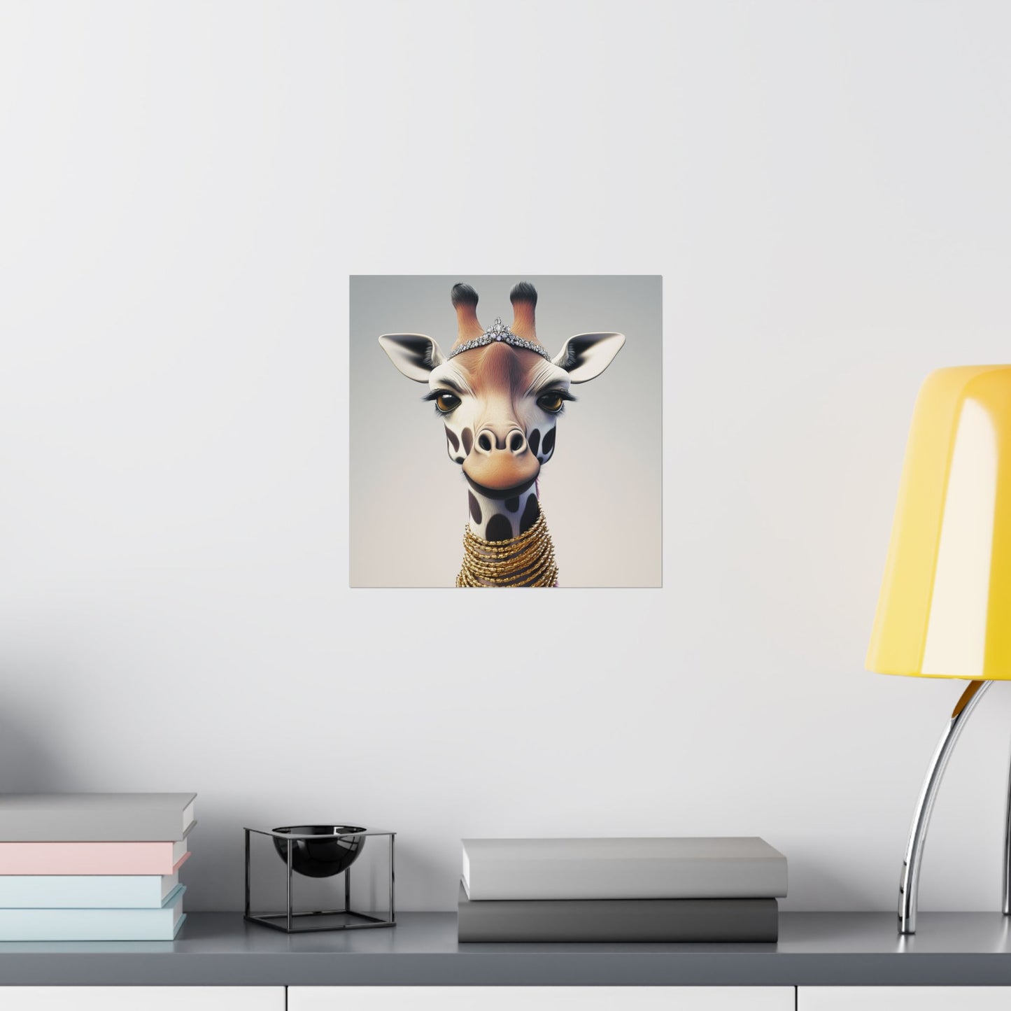 Adventure Awaits - His & Hers Giraffe Fine Art Prints (A) - Whimsical Animals - Home Décor - Wedding Gift