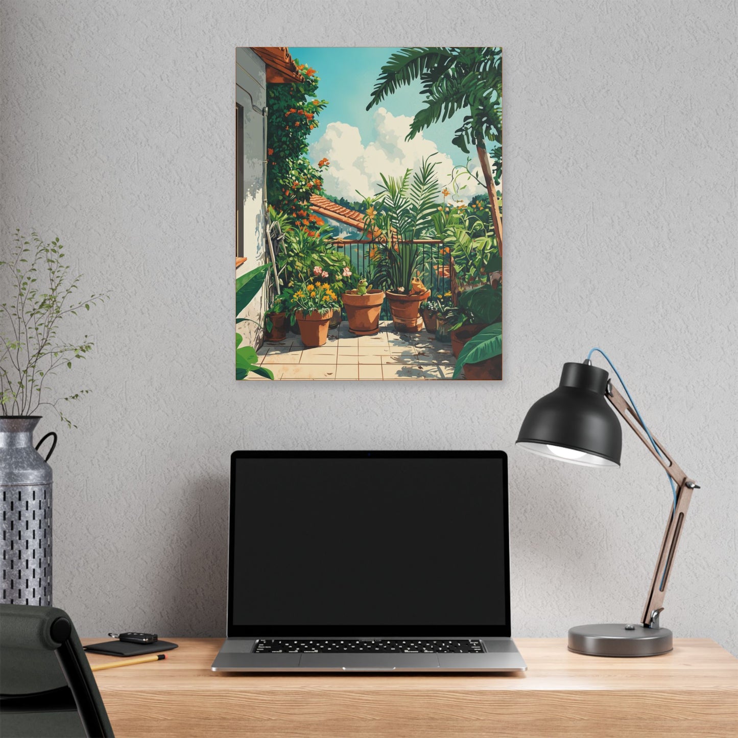 Room with a View - Let's Stay on Vacay Series- Fine Art Print on Canvas