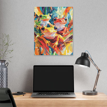Frogs are Friends - Delight in Nature Series - Fine Art Print on Canvas