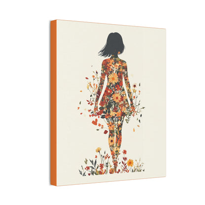 You Belong Among the Wildflowers  - Flower Girl - Print on Canvas