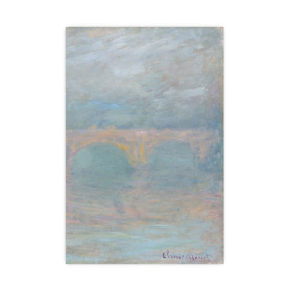 Waterloo Bridge London at Sunset - Monet Fine Art Poster