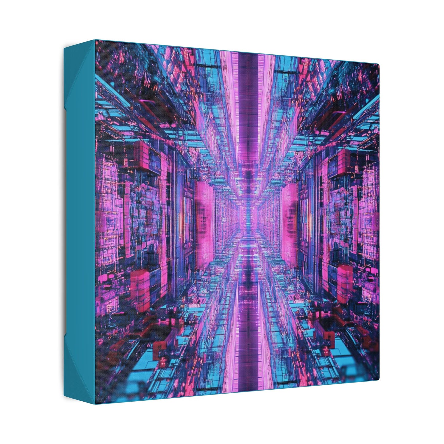 Quantum Glitch on Canvas