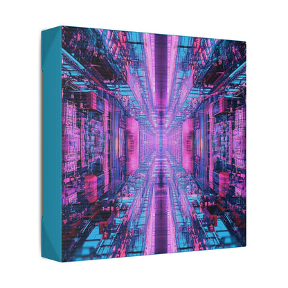 Quantum Glitch on Canvas