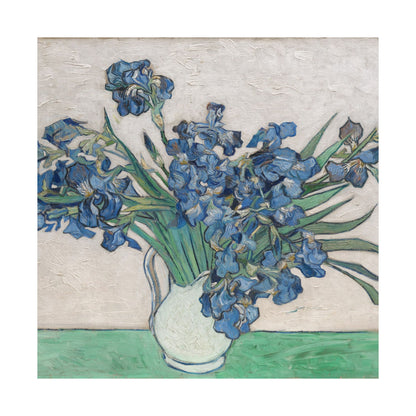 Van Gogh Irises Fine Art Print - Blue Flowers Wall Art