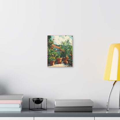 Room with a View - Let's Stay on Vacay Series- Fine Art Print on Canvas