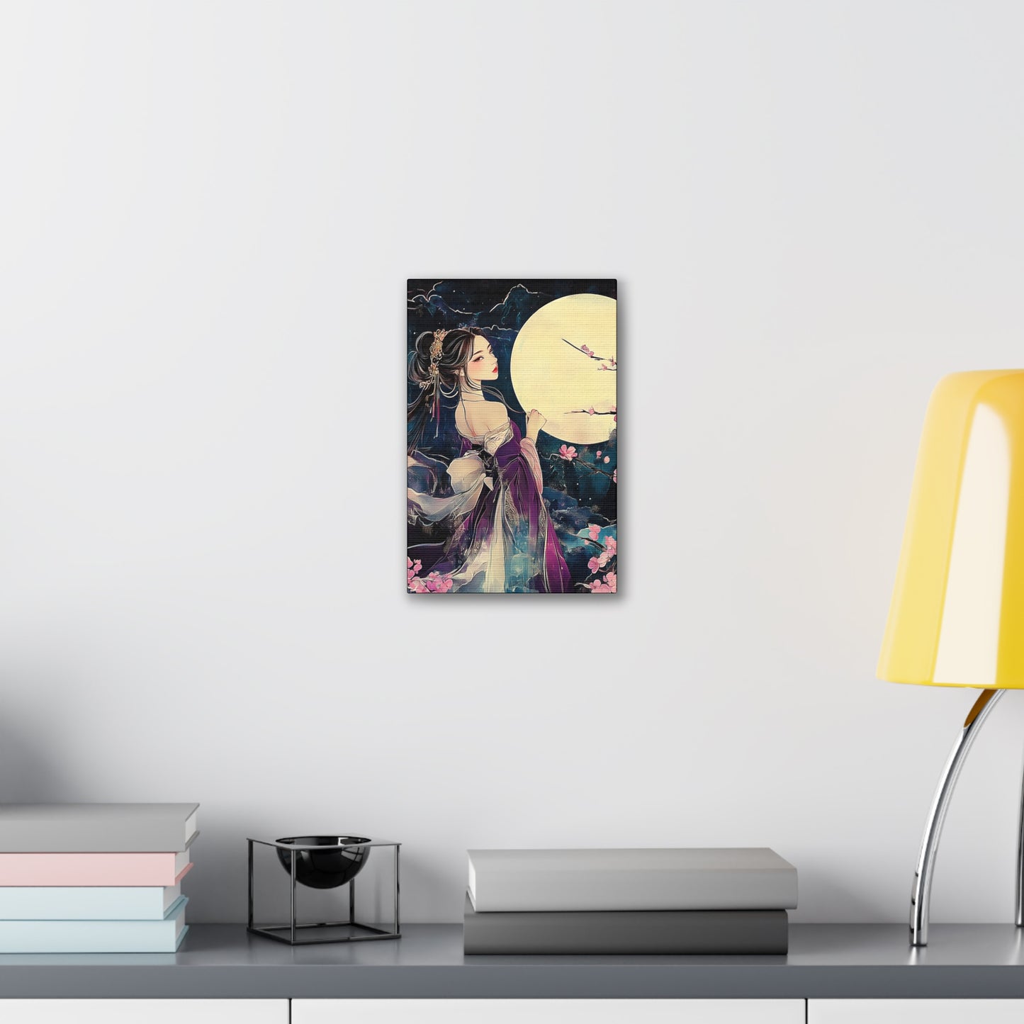 Thinking of You in the Moonlight - Fine Art Print - Wall Art on Canvas