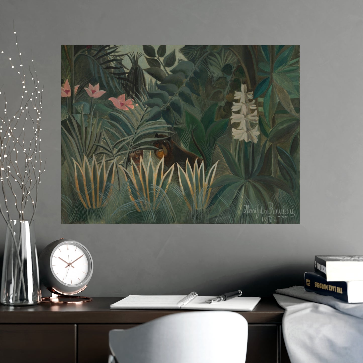 The Equatorial Jungle - Rousseau Tropical Fine Art Poster