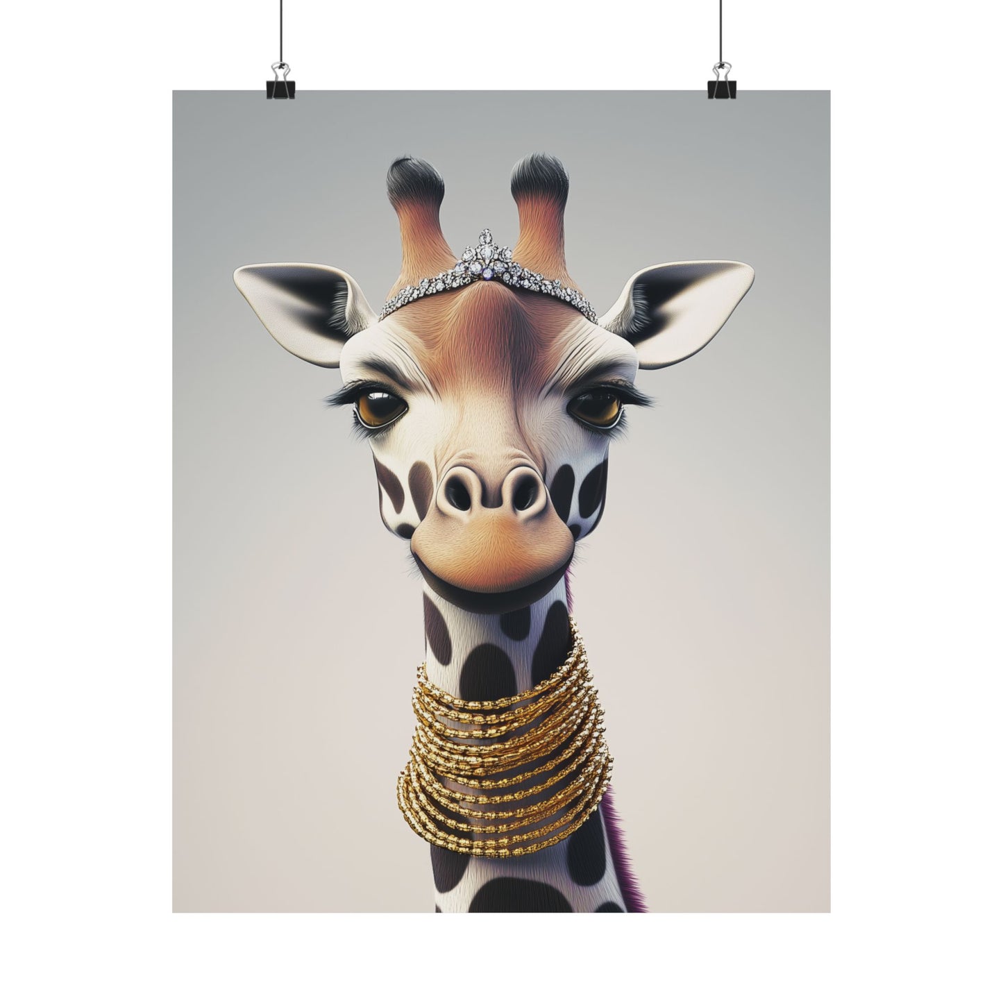 Adventure Awaits - His & Hers Giraffe Fine Art Prints (A) - Whimsical Animals - Home Décor - Wedding Gift