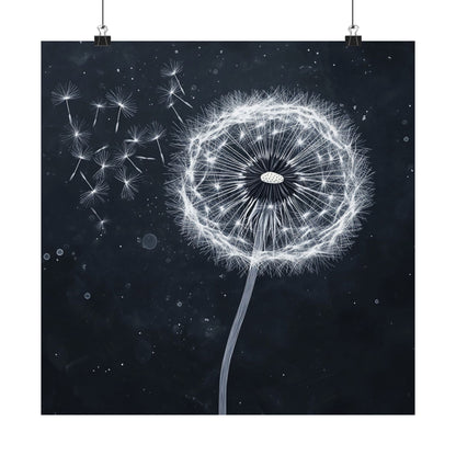 Just Dandy Dandelion Inspirational Fine Art Print