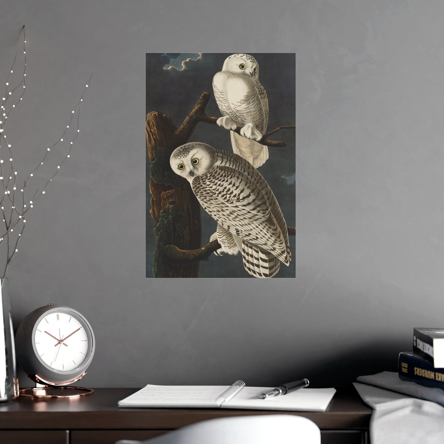 Snowy Owl - Audubon Birds - Fine Art Print