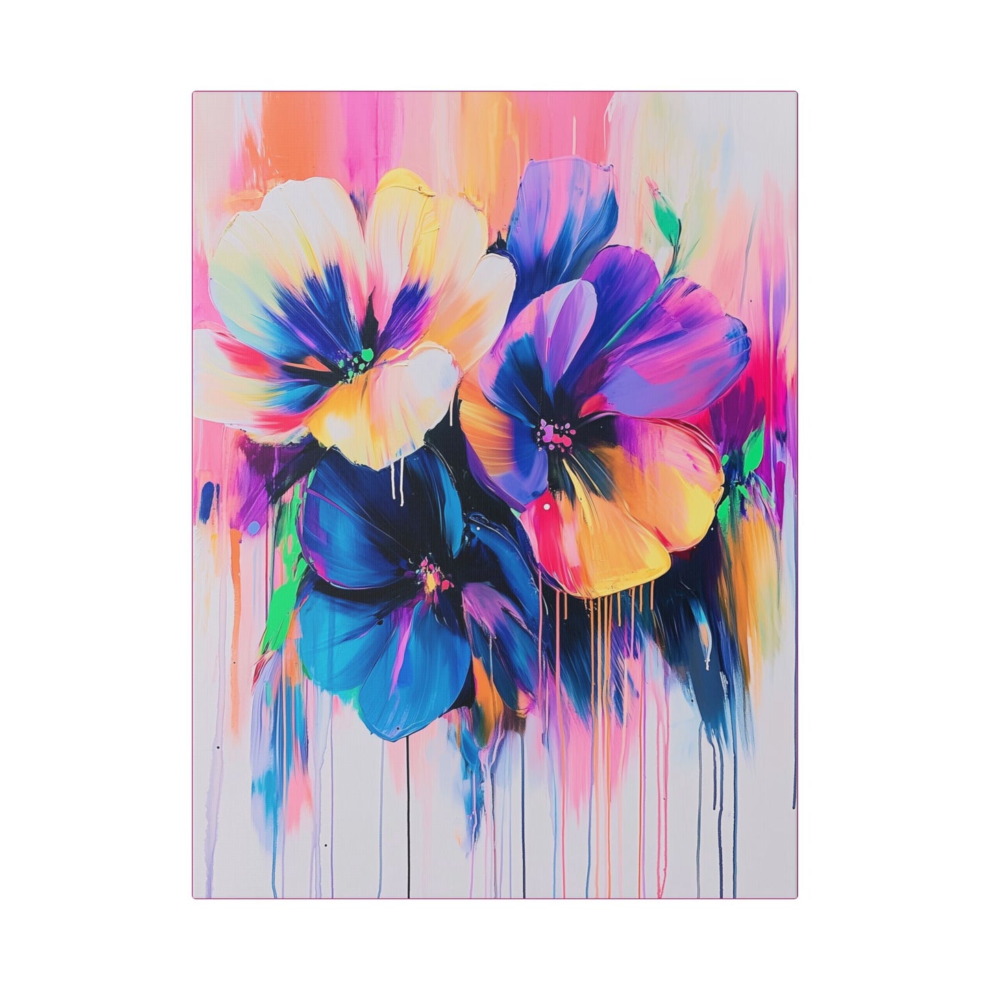 Color Blooms - Delight in Nature Series - Fine Art Print on Canvas