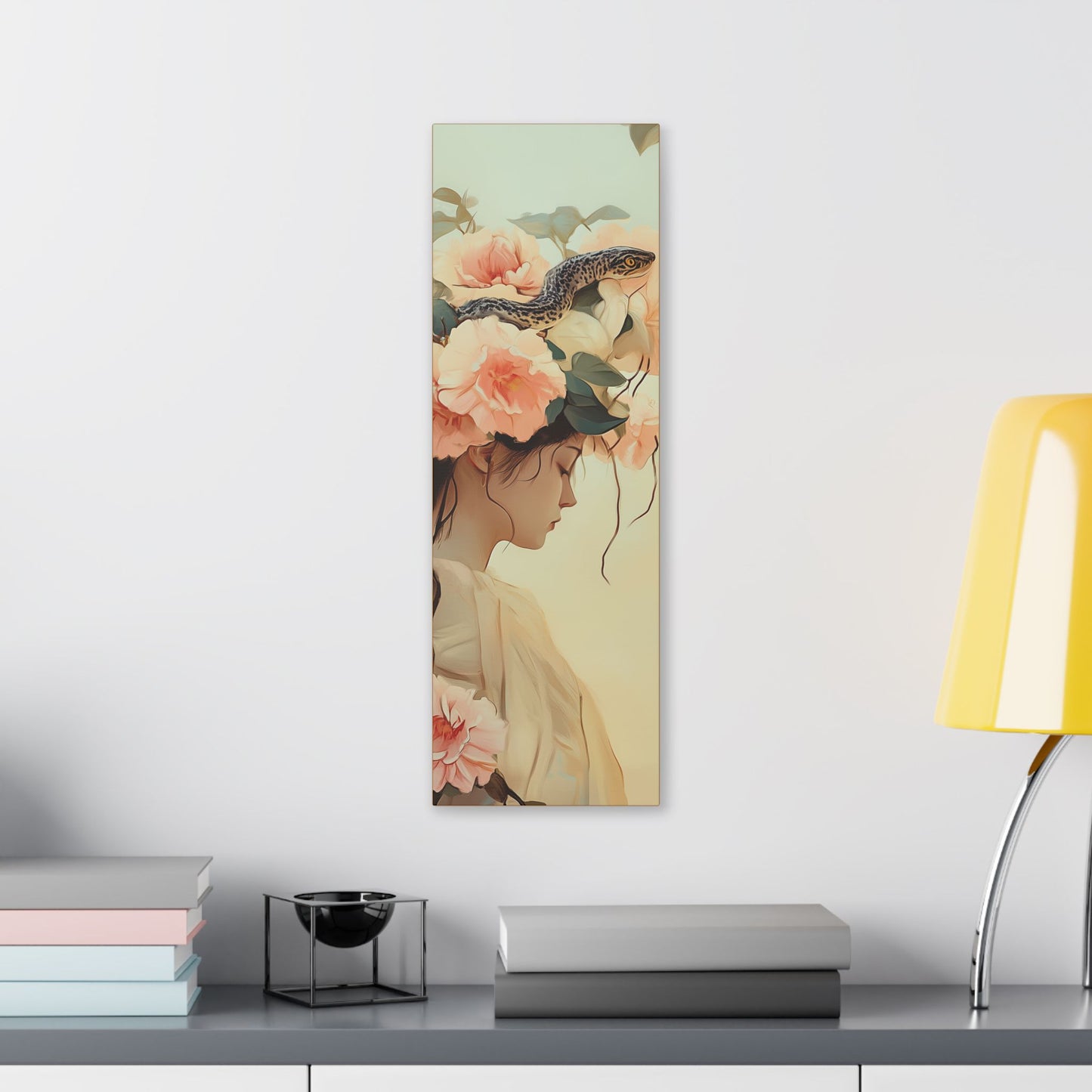Snake Charmer - Secret Garden Series - Fine Art Print on Canvas