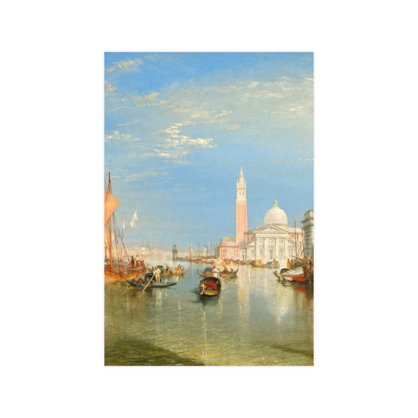 Venice Dogana and San Giorgio Maggiore - Turner Fine Art Poster