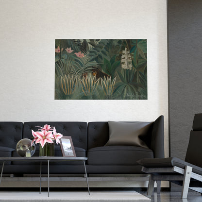 The Equatorial Jungle - Rousseau Tropical Fine Art Poster