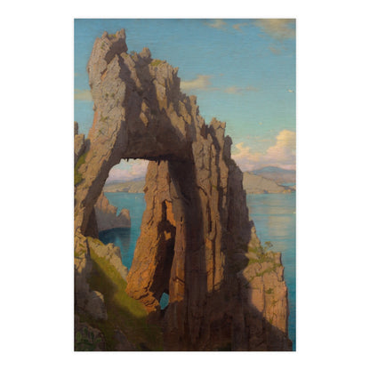 Natural Arch at Capri - Italian Coast Fine Art Poster