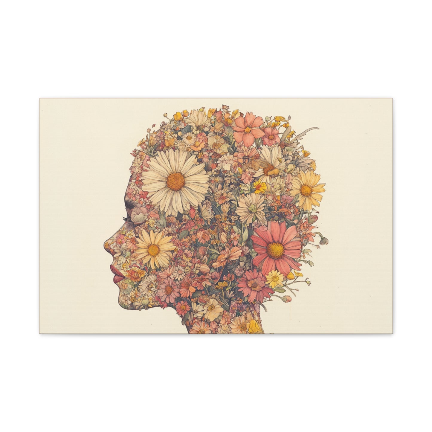 And So She Grew on Canvas