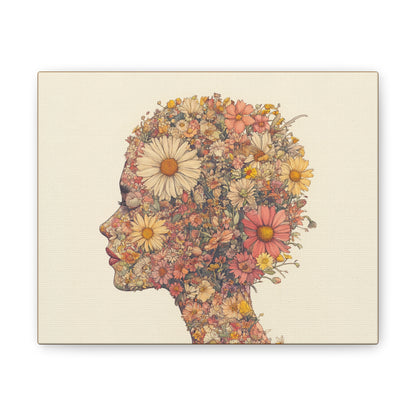 And So She Grew on Canvas