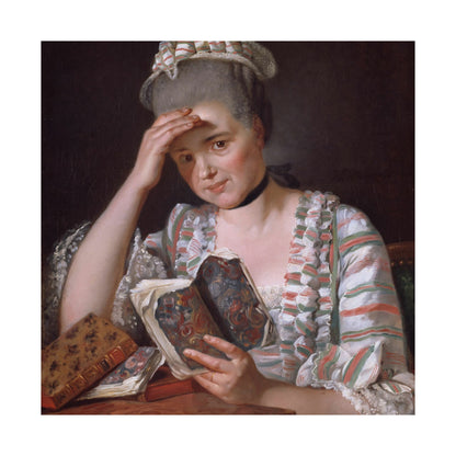 Classic Portrait - Fine Art Print - Matte Vertical Poster - Timeless Literary Woman - Art for Home Décor