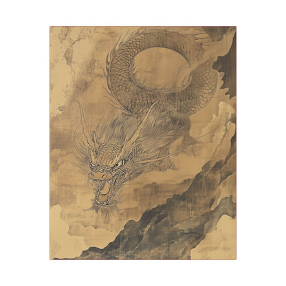 Smoke - Dragon Collection - Year of the Dragon -  Fine Art Print on Canvas