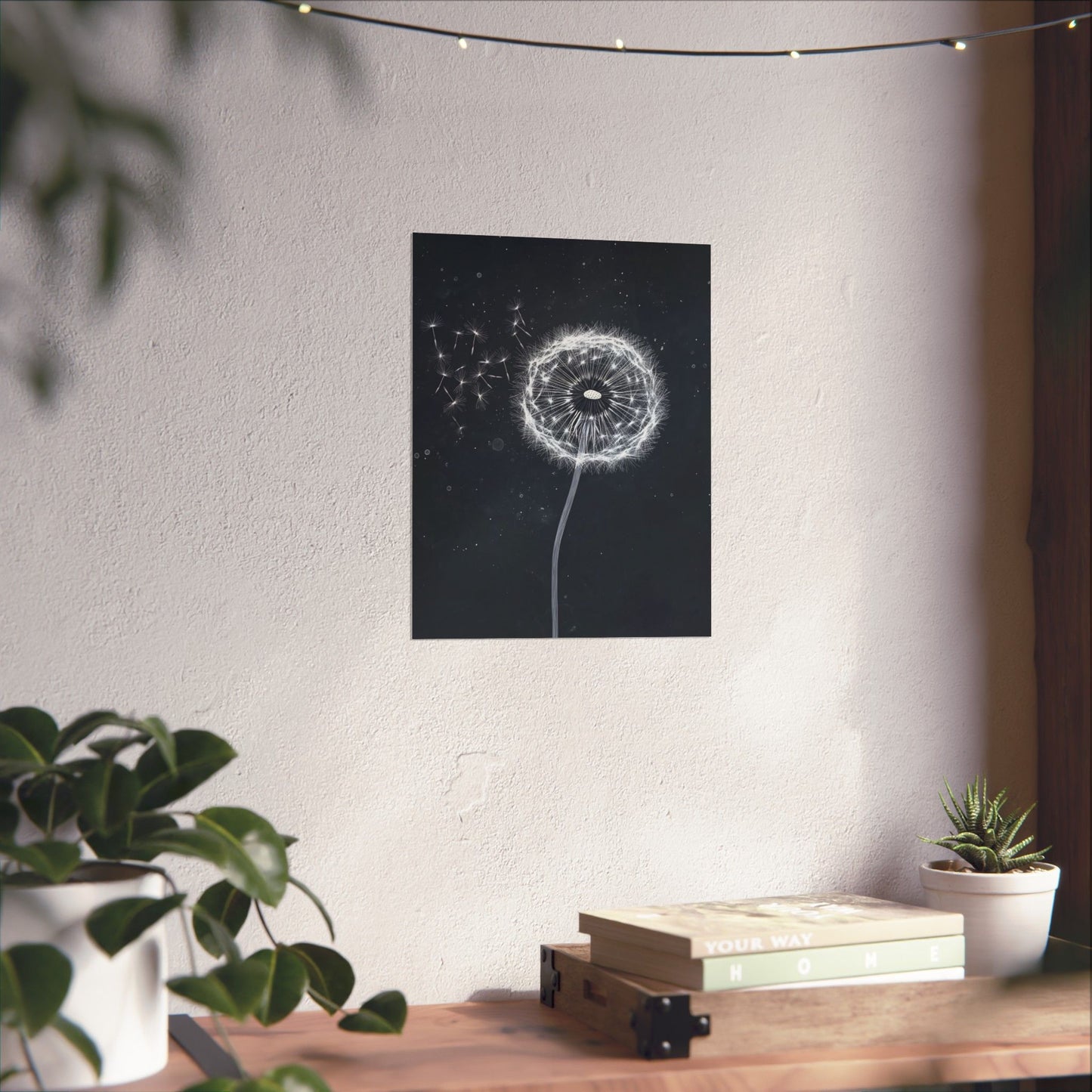 Just Dandy Dandelion Inspirational Fine Art Print
