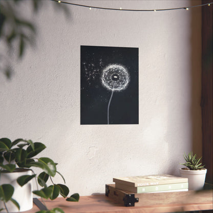 Just Dandy Dandelion Inspirational Fine Art Print