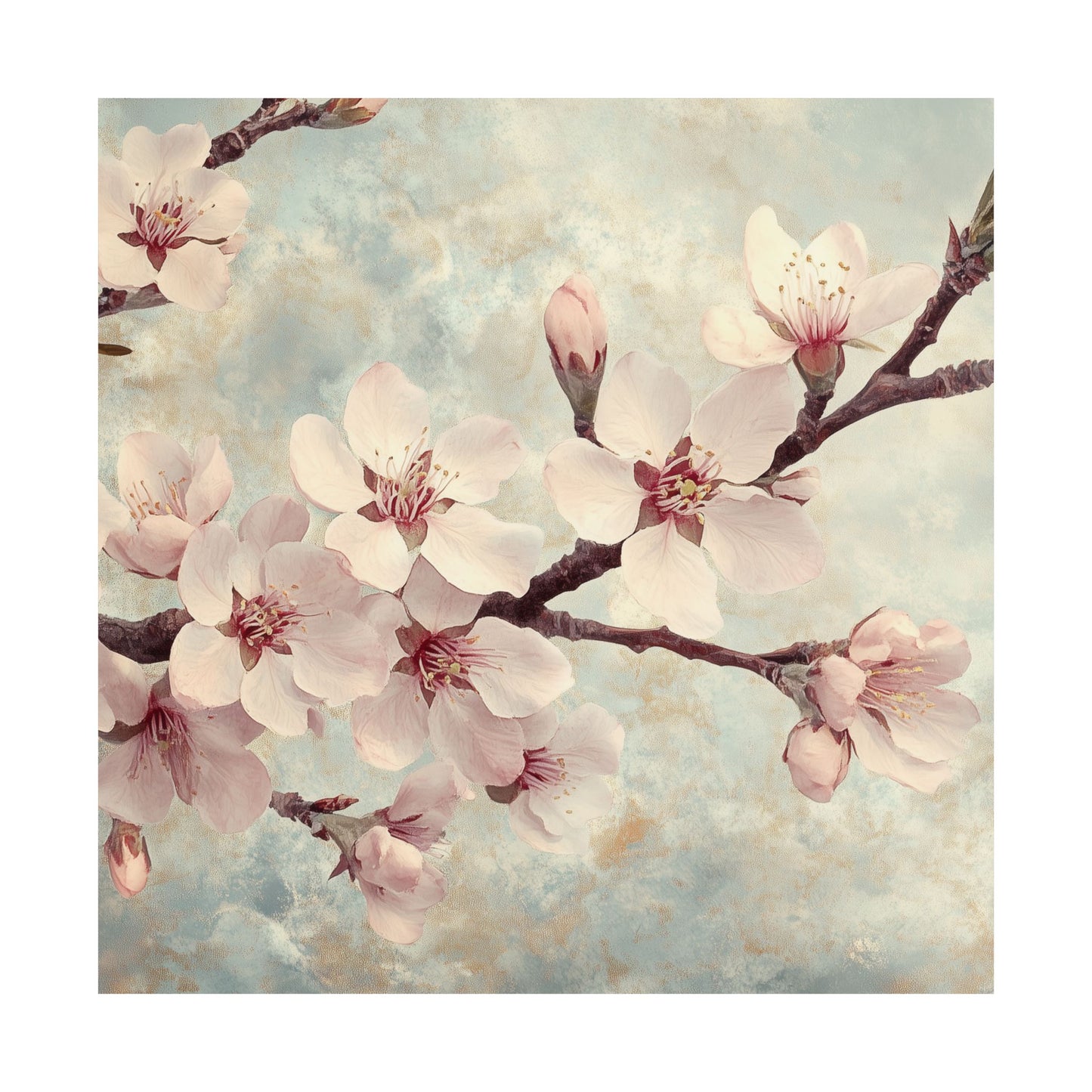 Blossoms Bring Serenity Floral Fine Art Print
