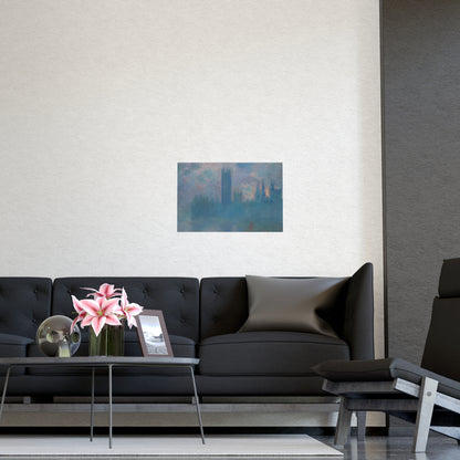 Houses of Parliament London - Monet Fine Art Poster