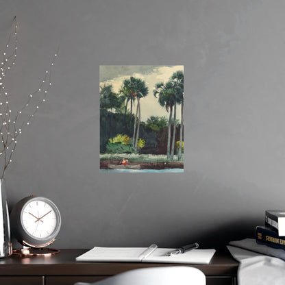 Red Shirt Homosassa Florida - Winslow Homer Fine Art Poster