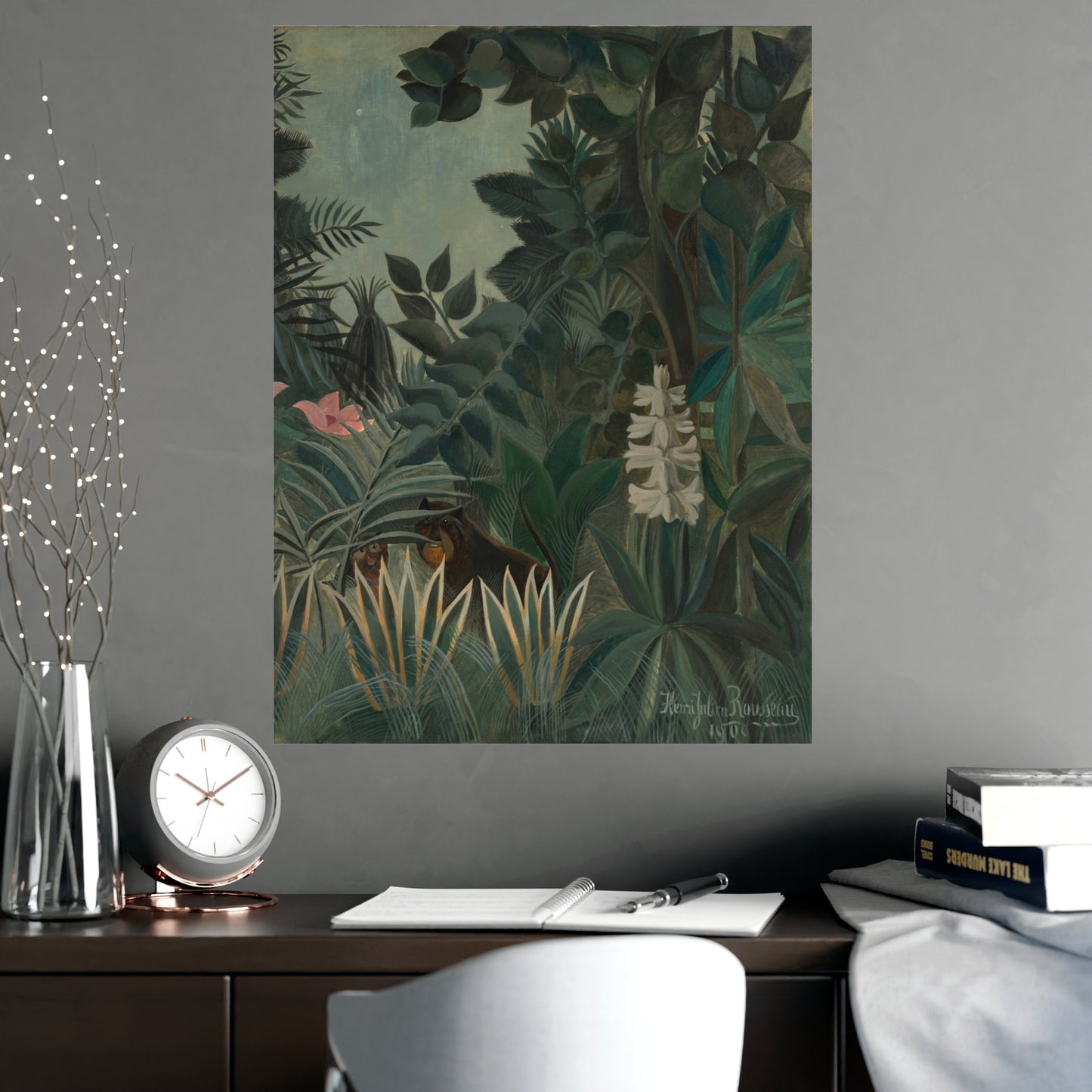 The Equatorial Jungle - Rousseau Tropical Fine Art Poster