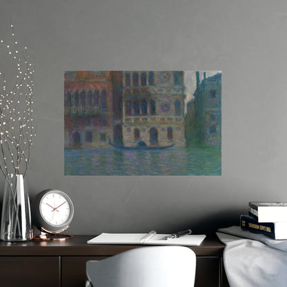 Venice Palazzo Dario - Monet Fine Art Poster