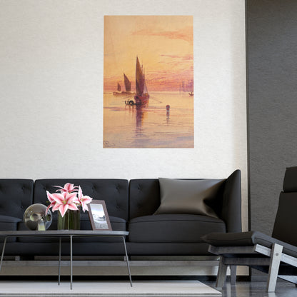 Santa Maria della Salute Venice at Sunset - Fine Art Poster