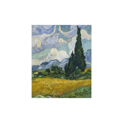 Van Gogh - Wheat Field with Cypresses - Museum Collection - Fine Art Poster