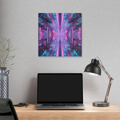 Quantum Glitch on Canvas