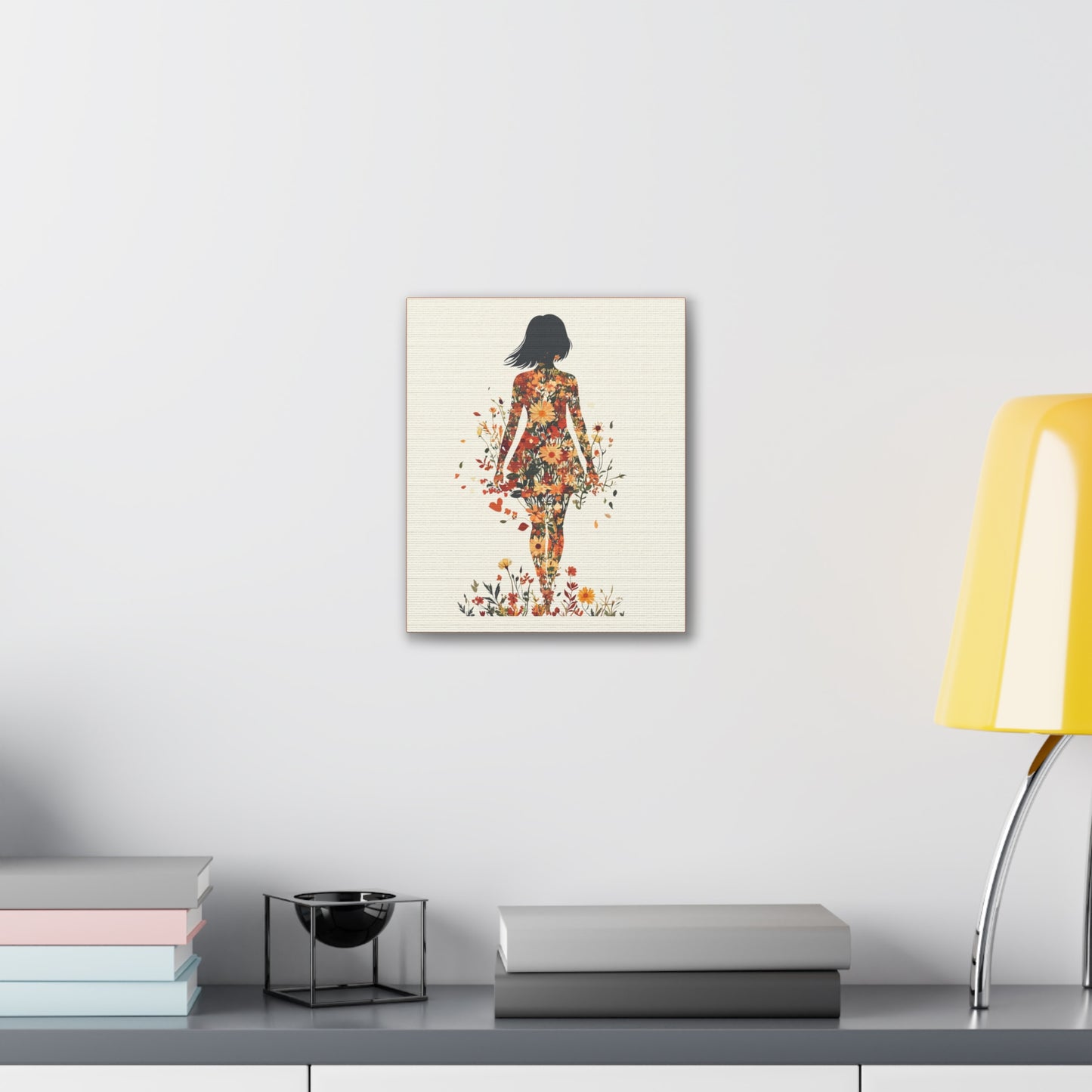You Belong Among the Wildflowers  - Flower Girl - Print on Canvas