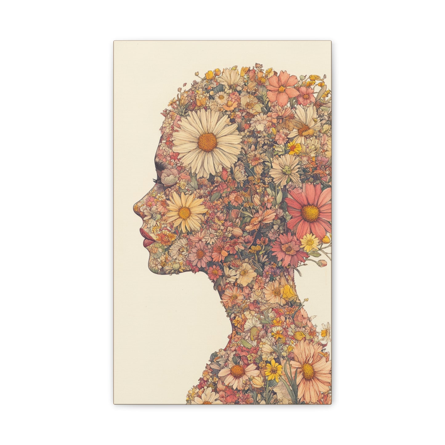 And So She Grew on Canvas