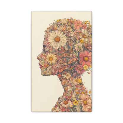 And So She Grew on Canvas