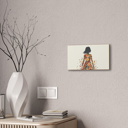 You Belong Among the Wildflowers  - Flower Girl - Print on Canvas