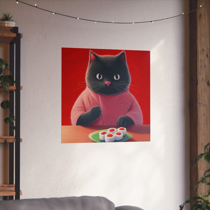9 Lives Sushi Bar Art Print - Matte Vertical Posters