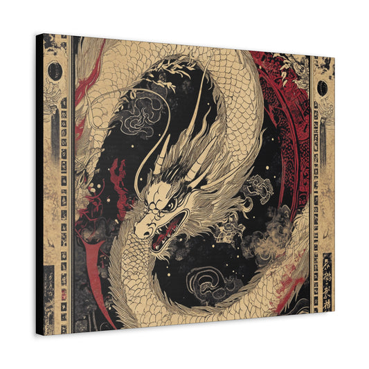 Can't Fight Fate - Dragon Collection -  Fine Art Print on Canvas