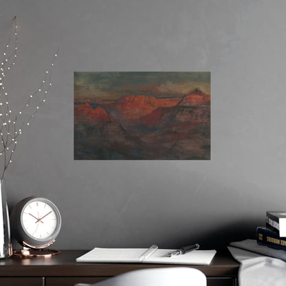 Grand Canyon Afterglow - American West Fine Art Poster