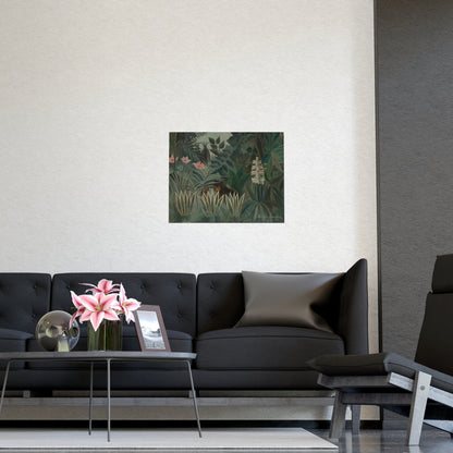 The Equatorial Jungle - Rousseau Tropical Fine Art Poster
