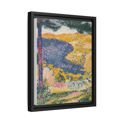 Valley with Fir Shade on the Mountain - Museum Collection - Framed Canvas Print