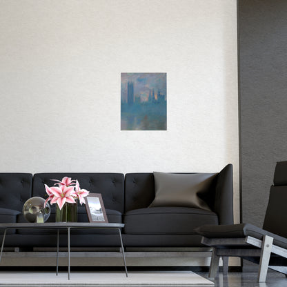 Houses of Parliament London - Monet Fine Art Poster