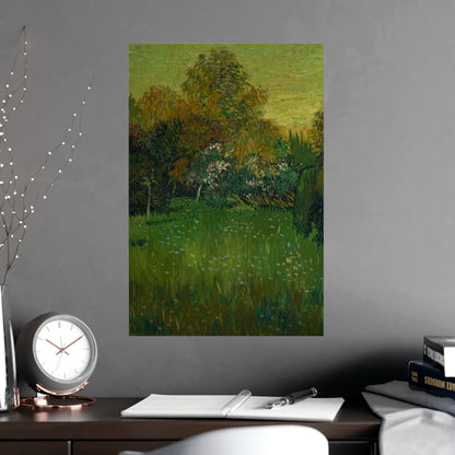 The Poet's Garden - Van Gogh Fine Art Poster