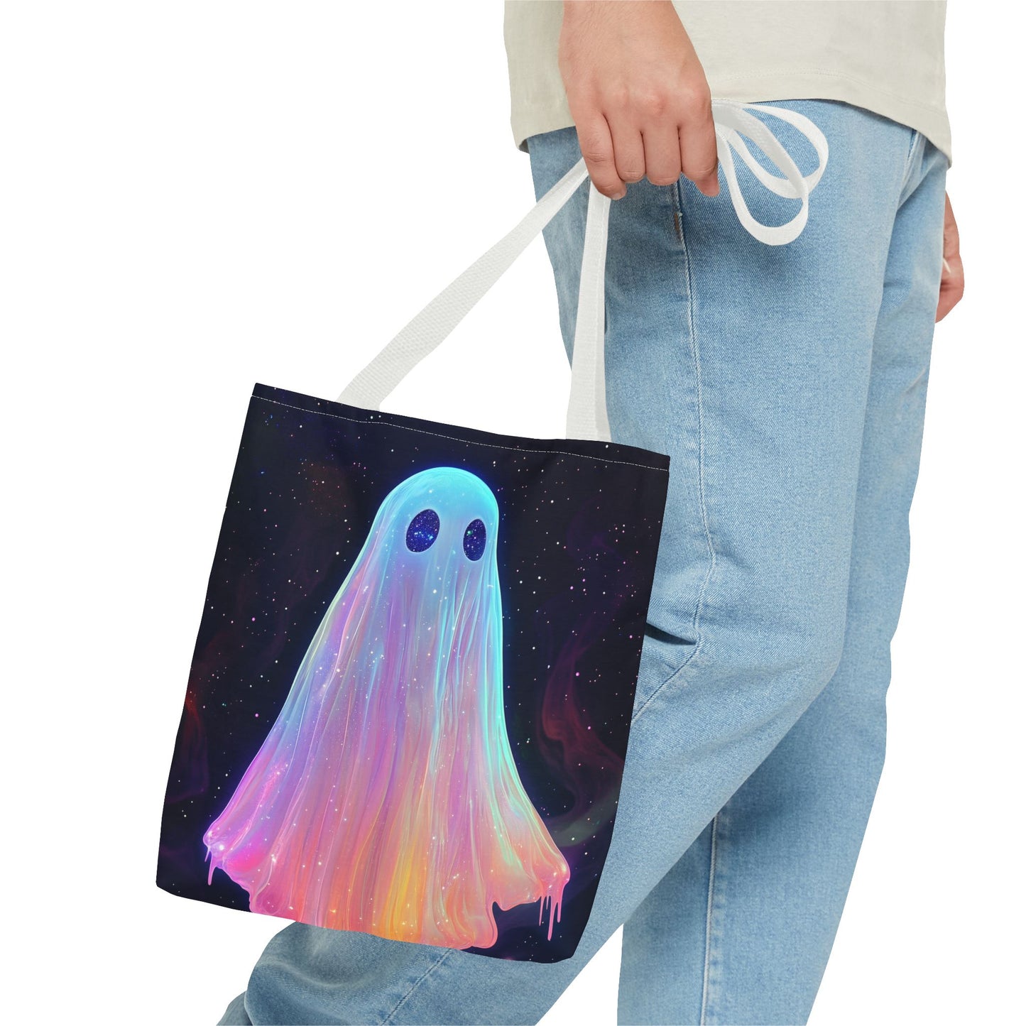 Comic Ghost - Spooky Time -Tote Bag (AOP)