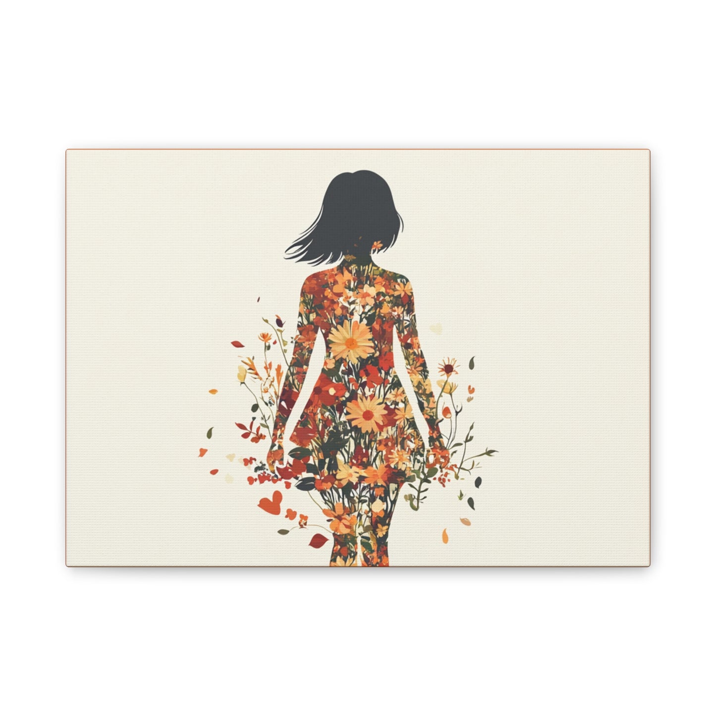 You Belong Among the Wildflowers  - Flower Girl - Print on Canvas