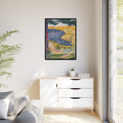 Valley with Fir Shade on the Mountain - Museum Collection - Framed Canvas Print